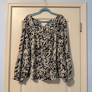 Morgan Taylor Women’s Plus Long Sleeve Button Down Blouse Size‎ 3XL